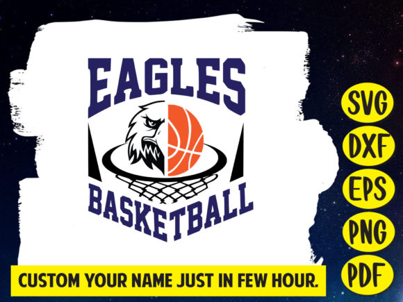 Basketball Eagles SVG: Dynamic Graphics for Modern Design