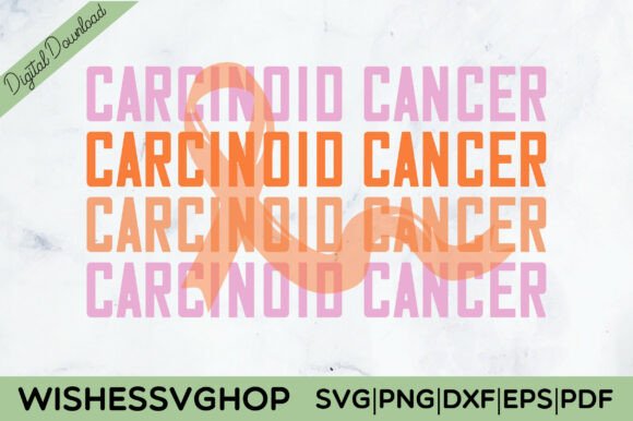 Carcinoid Cancer SVG PNG: A Design Resource for Awareness