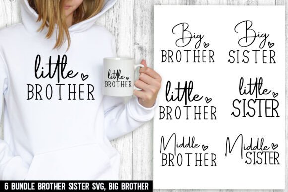 Creative Assets: Bundle Brother Sister SVG for Design