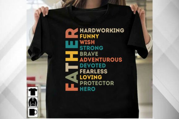 Father's Day T-Shirt Designs: Creative Assets for Your Store