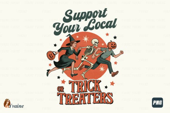 Retro Halloween Fun: Support Your Local Trick-or-Treaters
