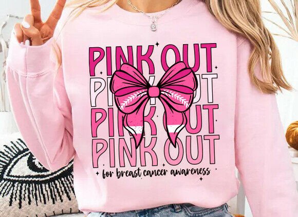 Score a Design Touchdown with Football Pink Out Graphics