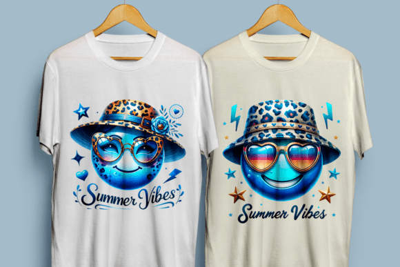 Smiley Face Summer Vibes: The Ultimate Preppy PNG Design